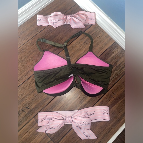 Victoria’s Secret pink wear everywhere push up bra free bra pink bra - Picture 6 of 16